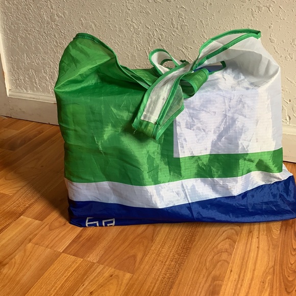 Tory Burch Sport Tennis Sneakers Blue White Shoes - Picture 3 of 10